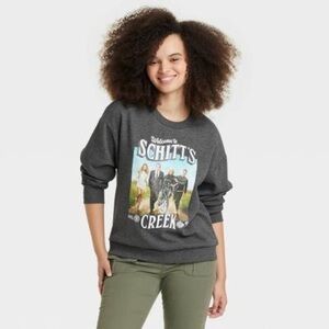 Women's Schitt's Creek Graphic Sweatshirt - Gray M